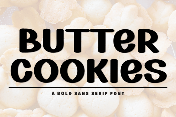 Adding a Festive Touch with the Butter Cookies Typeface