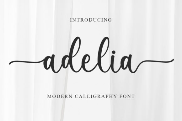 Adelia: The Elegant Script Font for Modern Designers