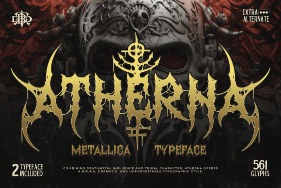 Atherna: The Typeface Forged in Chaos