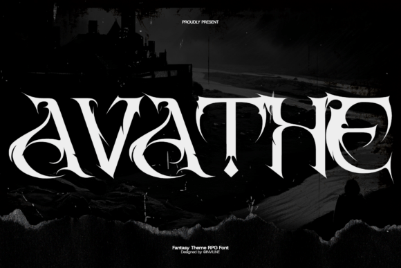 Avathe: A Gothic Typeface for Epic Fantasy & Dark Branding