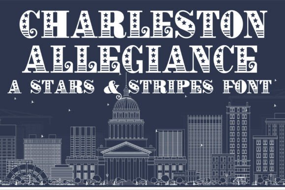 Charleston Allegiance: Command Attention with Patriotic Display