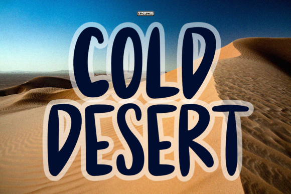 Cold Desert: Your Next Go-To Bold Display Typeface