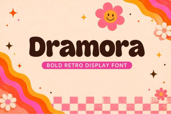 Dramora: A Display Font with Retro-Modern Soul