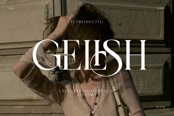 Gelish: Crafting Visual Harmony with a Refined Serif