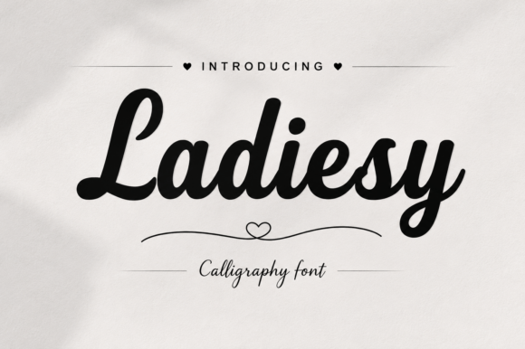 Ladiesy: The Perfect Blend of Elegant Script and Modern Boldness