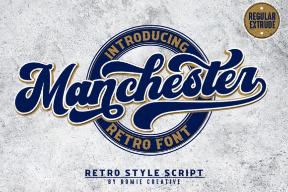 Manchester Font: Bold Retro Typography for Timeless Designs