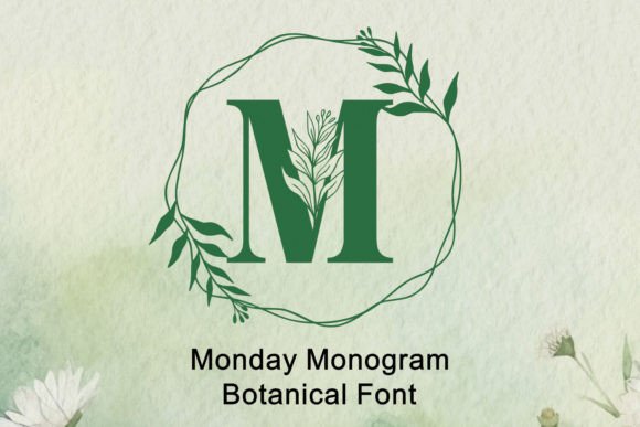 Monday Monogram: A Creative Font for Crafters & Designers