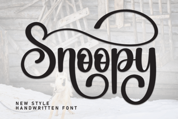 Snoopy Font: Bringing Handwritten Elegance to Your Designs