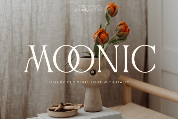 Unveiling Moonic: A Luxury Serif Font for Timeless Elegance