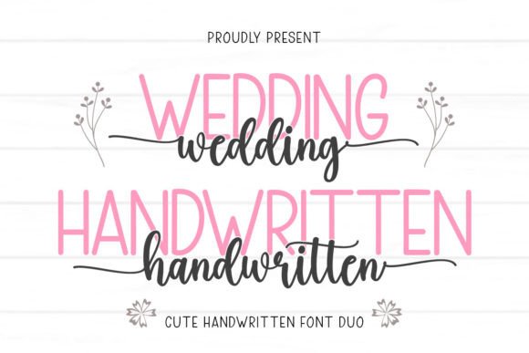 Wedding Handwritten: A Romantic Duo for Modern Design